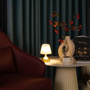 Wholesale <b>Rechargeable</b> Wireless Charging Cordless AluminumTable <b>Lamp</b> Ambient Lighting Remote Control Bedroom Stylish Decor Piece - Product Image 5