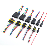 Connecteur étanche 1 ou 6 broches HID, mâle et femelle, pour câble de voiture
