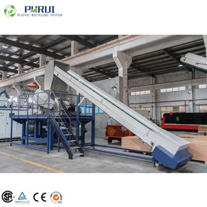 Linea Automatica di Lavaggio e Riciclaggio Bottiglie PET con Macchina per Disidratazione, Rimozione Etichette e Apriballe - Product Image 2