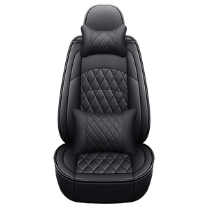 Funda de Asiento Universal de Cuero para Coche, Diseño de Diamantes Grandes, para Todas las Estaciones, 2021 - Product Image 3