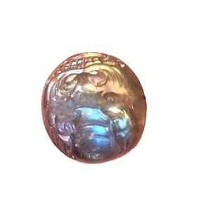 Labradorite intagliato pietra preziosa naturale multi fuoco di alta qualità - Product Image 1