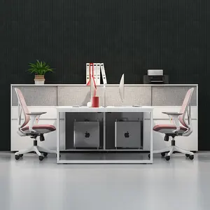 Jieao mobili per ufficio K serie 4 persona personale tavolo ufficio divisorio workstation con schedario