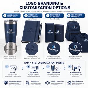 Taza Esmaltada Modelo Van, Neceser, Etiqueta para Equipaje, Lonchera Bento, Juego de Cubiertos, Regalos Personalizados con Logotipo para Clientes de Empresas de Logística - Product Image 3