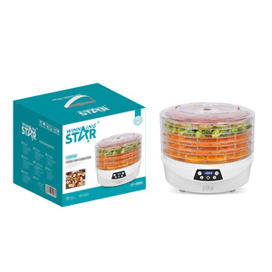 Deshidratador de Alimentos Winningstar de 5 Niveles con Control Digital, Secador de Frutas de Plástico Blanco Multifuncional para Uso Doméstico - Product Image 1