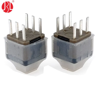 Micro-interrupteur tactile à bouton-poussoir transparent 6 broches à montage traversant pour clavier, PCB et cartes de circuits électroniques