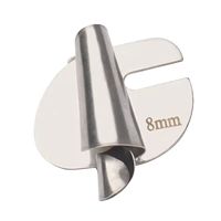 Pied presseur en spirale métallique haute performance pour ourlets, accessoires de machine à coudre pour le bordage et le roulage des tissus de vêtements