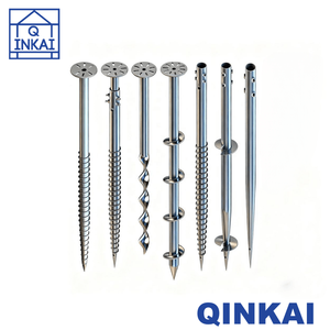 ระบบยึดแผงโซลาร์เซลล์บนพื้นดินแบบสกรูยึดเสา  ทำจากอลูมิเนียมอัลลอยด์และเหล็กกล้าคาร์บอนชุบสังกะสีแบบจุ่มร้อน ราคาประหยัด รับน้ำหนักลมได้ 60 เมตร/วินาที - Product Image 1