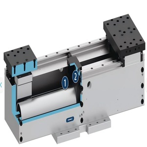 Brazo robótico translacional eléctrico de dos dedos Schunk EGP 25 N N B 310900 para el procesamiento de barras de acero - Product Image 3