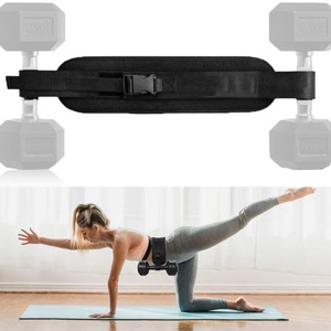 Glute Bridge <b>Weight</b> Belt Adjustable Nylon Hip <b>Training</b> Belt For Glute Thrust Exercise - Product Image 1