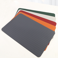 Set de table en similicuir imperméable tressé en PU, dessous de verre et de tasse, pour décoration de table de mariage, ensemble de napperons pour table à manger