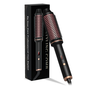 <span class=keywords><strong>Cepillo</strong></span> <span class=keywords><strong>Eléctrico</strong></span> <span class=keywords><strong>para</strong></span> el <span class=keywords><strong>Cabello</strong></span> con Pantalla LCD de Temperatura y Doble Voltaje OEM ODM, <span class=keywords><strong>Cepillo</strong></span> Alisador de <span class=keywords><strong>Cabello</strong></span> PTC <span class=keywords><strong>para</strong></span> el Hogar, Salón, Viajes y Autocaravanas - Product Image 3
