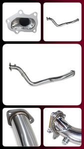 Downpipe di Scarico ad Alte Prestazioni GRWA per Subaru Impreza WRX <span class=keywords><strong>STI</strong></span> 2007-2012, in Acciaio Inox SS201 Lucidato a Specchio - Product Image 6