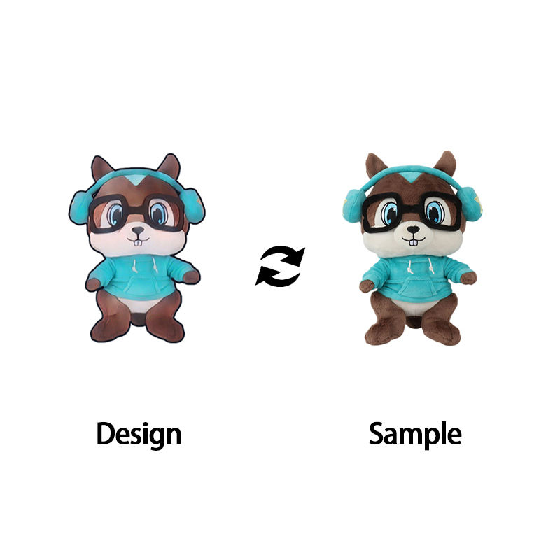 Animale di peluche personalizzato