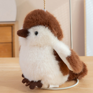 Internet Celebrity Cute Bear Plush Keychain Pendant <strong>Super</strong> Soft PP Cotton Embroidered UV Varnished Stress Relief Birthday - Product Image 6