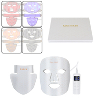 Nouvelle Tendance Masque Facial LED Portable en Silicone 4 Couleurs – Idéal Voyage, Soin Après-Entraînement & Après-Yoga – Mode Femme