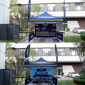 Fábrica personalizable 10X20ft Exposición Patio duradero portátil Refugio solar instantáneo Puestos de mercado de pulgas Estante Tiendas de campaña - Product Image 3