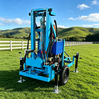 MIKTON MKD-150 Max. 180m Foreuse de puits d'eau portable sur roues avec moteur diesel et pompe pour l'irrigation agricole en Asie du Sud-Est