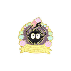 Set di spille in metallo smaltato con cartoni animati moderni e simpatici, a tema <span class=keywords><strong>Fata</strong></span> <span class=keywords><strong>Nera</strong></span> per ragazza, per decorazione di zaini, giacche e cappelli - Product Image 1