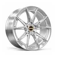 10 jantes forgées à double rayon croisé de 18 à 22 pouces, finition argent brossé, 5x112 5x114.3 VIW-174 pour BMW Audi Mercedes-Benz