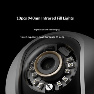 Caméra intelligente <span class=keywords><strong>Mi</strong></span> C700 version PTZ, caméra IP WiFi ultra HD pour la maison, interphone, vision nocturne sans fil, caméra de sécurité MJSXJ21CM - Product Image 5