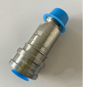 Connecteur en acier inoxydable Hansen LL2-H8MS, 8 positions, à enfoncement, filetage interne mâle - Product Image 1