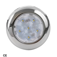 Lumière LED en forme de rondelle de 4 pouces, lumières LED en forme de dôme pour la marine