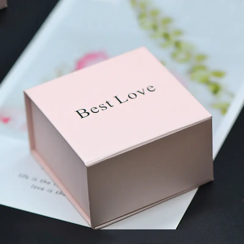 Квадратные Розовые Свадебные серьги, коробка для колец, удивительные серьги для помолвки, ювелирные изделия, Подарочный чехол