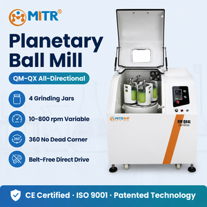 Broyeur à billes planétaires sous vide MITR, machine de broyage <span class=keywords><strong>nano</strong></span> de laboratoire avec protection atmosphérique à gaz inertes - Product Image 5