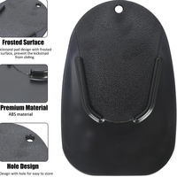 MEOSROCK moto béquille Pad plaque Support accessoire support Pad noir sol mou herbe extérieur Parking Anti naufrage