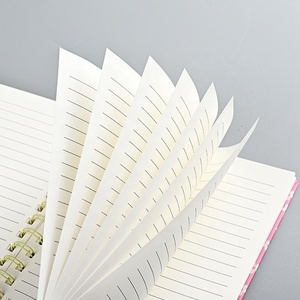 Cuaderno Espiral A4 con Diseño Floral de Corazones, Encuadernación de Doble Espiral, Rayado, Tapa Dura, para Universidad, Diario, Planificador - Product Image 4