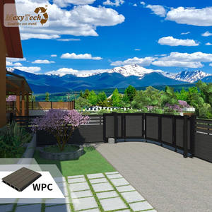 <span class=keywords><strong>Portail</strong></span> électrique WPC pour jardin, livraison gratuite, nouveau design - Product Image 4
