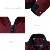 Veste pour homme avec logo personnalisé, coupe-vent, imperméable, noire, décontractée, style bomber