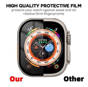 ฟิล์มกันรอยหน้าจอแบบเต็มจอ 3 มิติ OEM ODM สำหรับ Apple Watch Series 11/12 42MM 46MM ฟิล์มป้องกันสำหรับ Iwatch Ultra 49MM - Product Image 4