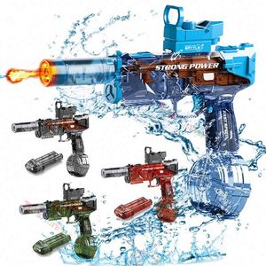 Pistolet à eau électrique OEM le plus puissant pour enfants, super amélioré, mignon, pour jeux d'extérieur, jouet classique pour enfants - Product Image 5