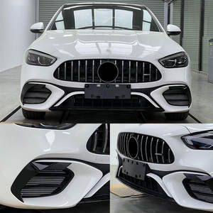 Juego Completo de Parachoques de Rejilla Delantera y Trasera, Kit de Carrocería para Mercedes Benz Clase C W206, Actualización a C63 <span class=keywords><strong>AMG</strong></span> <span class=keywords><strong>2022</strong></span> 2023 - Product Image 6