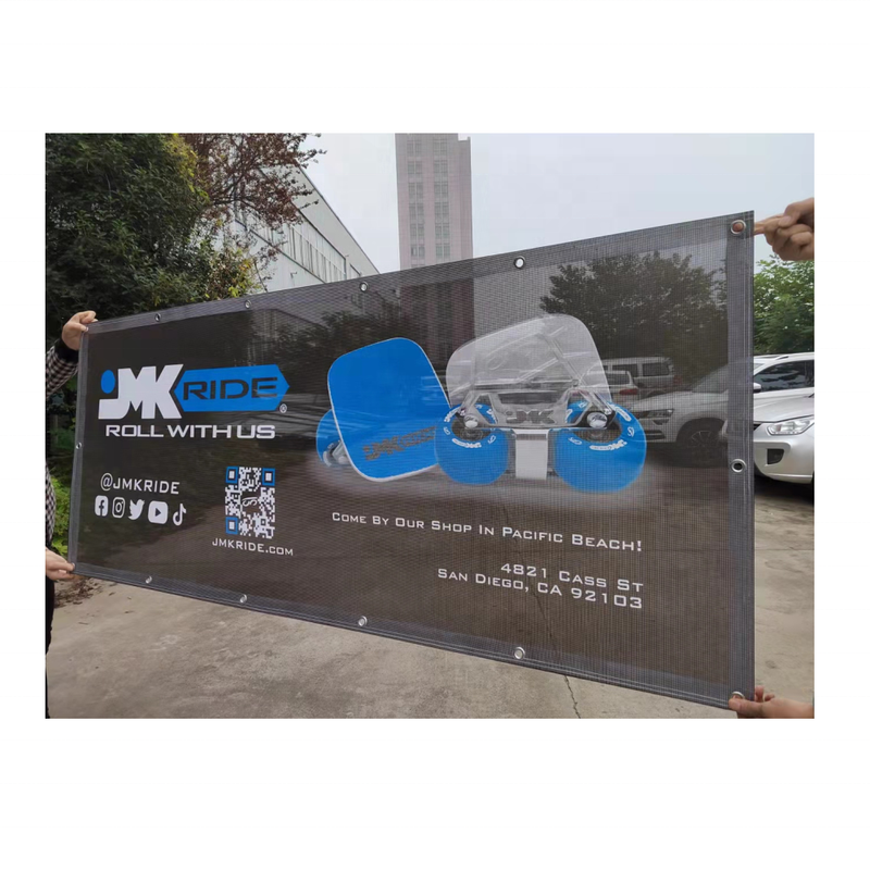 Vinyl PVC Mesh Custom Banner Class