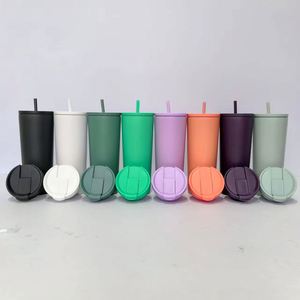 Vaso de Viaje de Acero Inoxidable 8/18 de 20 oz con Logotipo Personalizado, Libre de BPA, con Pajita, Taza de Café Aislada - Product Image 2