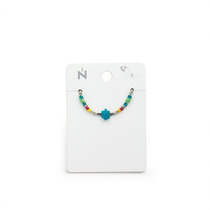 Bracelet étoile de mer en résine, acier inoxydable, fait à la main, ensemble de 12 pièces, bijoux perlés colorés pour femmes, cadeau - Product Image 2