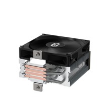 Refroidisseur d'air pour CPU Y400W avec écran numérique (motif bois), radiateur avec ventilateur ARGB, pour boîtier de jeu PC.