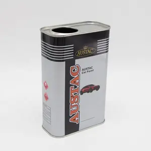 1L kim loại hình chữ nhật sơn <span class=keywords><strong>tin</strong></span> có thể rỗng dầu động cơ Canister của vật liệu chất lượng - Product Image 2