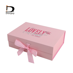 New Arrive Luxury Paper Boxes Packaging Ribbon Box Clothing Gift Shoes Accessories Customize Logo Magnetic Gift Box