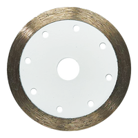 Lame de scie diamantée Changli pour granit, à coupe rapide, longue durée de vie, épaisseur 1,8 mm, pour coupe sèche/humide, disque turbo continu 114 mm, alésage 20 mm, OEM, garantie 3 ans