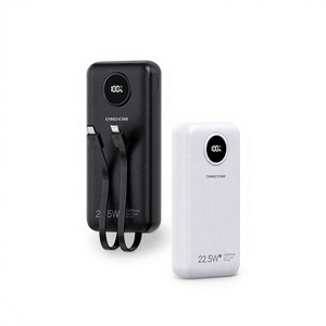 Batterie externe CHINOE/CNCE 20000mAh avec affichage LED, chargeur, station de recharge, 2 câbles de charge pour téléphone - Product Image 6