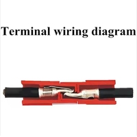 Motor Tech 175A Wire Kit Quick Connect Disconnect 12V 36V Battery Adapter 2-4 Gauge Cables Copper Plastic Wire Harness Plug PC