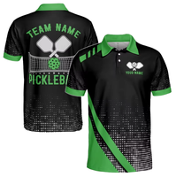 Camiseta Deportiva Transpirable para Hombre con Estampado Digital de Secado Rápido para Pickleball, Servicio de Personalización Ligera