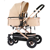 Pas cher Landau pour bébé Poussette Buggy de voyage Landau pour enfant Siège auto léger Poussette pour bébé 3 en 1 pour nouveau-né