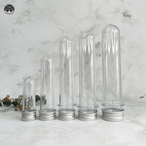 Tubos de ensayo de plástico PET baratos de varios tamaños al por mayor con tapones de rosca de aluminio - Product Image 2