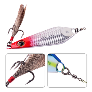 Ensemble d'appâts de pêche bioniques artificiels leurres de gabarit à pas lent leurre de gabarit en métal de pêche à la traîne en eau salée, gabarit en métal de pêche - Product Image 3