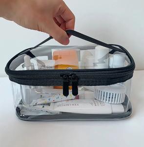 Pochette cosmétique transparente avec fenêtre, étui personnalisé avec logo, pochette de maquillage, étui cosmétique - Product Image 2