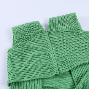 Maglione Corto da <span class=keywords><strong>Donna</strong></span> Sexy Senza Maniche con Lacci Colorati Intercambiabili, Design Alla Moda - Product Image 3